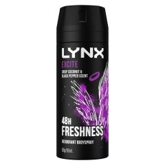 Lynx Deodorant Aerosol Excite 165mL