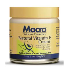 Macro Natural Vitamin E Cream 100g