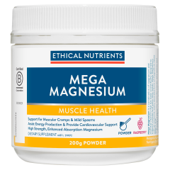 Ethical Nutrients Mega Magnesium Raspberry | 200g Powder