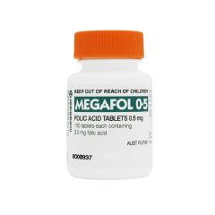 Megafol 0.5mg 100 Tablets