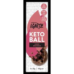 Melrose Ignite Keto Ball - Choc Brownie 4 X 35g