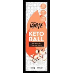 Melrose Ignite Keto Ball - Macadamia Vanilla Crisp 4 X 35g