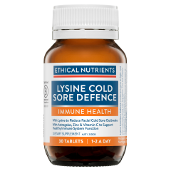 Ethical Nutrients Lysine Cold Sore Defence 30 tablets