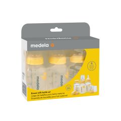 Medela Breastmilk Bottle Set With Slow Flow Teats 150mL 3 Pack