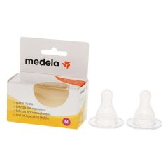 Medela Spare Teats - Medium Flow 2 Pack