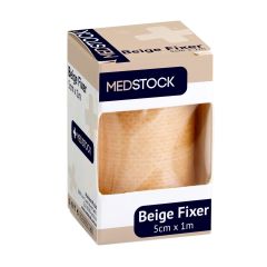 Medstock Fabric Roll Beige Fixer 5 cmx1M