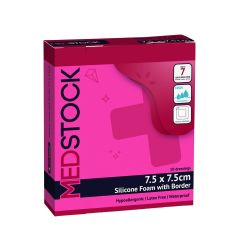 Medstock Silicone Foam W/B 7.5 cmx7.5 cm