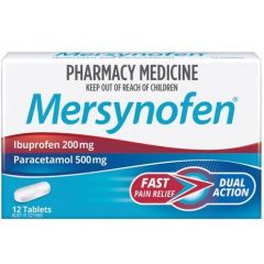 Mersynofen Paracetamol & Ibuprofen 12 Tablets