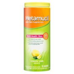 Metamucil Daily Fibre Supplement Lemon Lime Smooth 72 Doses 425g