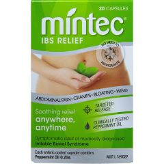 Mintec Peppermint Ibs Relief 20'S Capsules