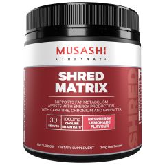 Musashi Shred Matrix Raspbrry Lemon 270g