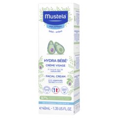 Mustela Hydra Bebe Facial Cream - For Normal Skin - 40mL