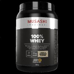 Musashi 100% Whey Vanilla Milkshake 900g