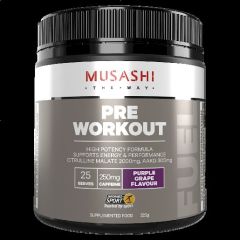 Musashi Pre Workout Purple Grape 225g