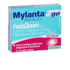 Mylanta Fast Chews Tab 8