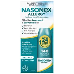 Nasonex Allergy Non-Drowsy 24 Hour Nasal Spray 140 Sprays 1 Ea (Mometasone Furoate)