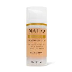 Natio Flawless Foundation SPF 15 Light Honey 30ml