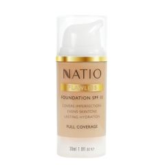 Natio Flawless Foundation SPF 15 Medium Tan 30ml