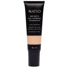 Natio Semi-Matte Full Coverage Foundation - Shell 30g