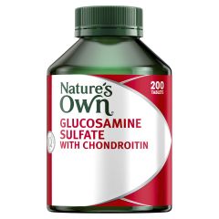 Nature'S Own Glucosamine Sulfate With Chondroitin 200 Tablets