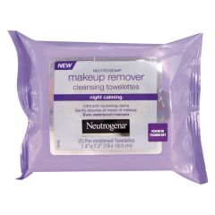 Neutrogena Makeup Remover Cleansing Towelettes, Night Calming 25 Pack