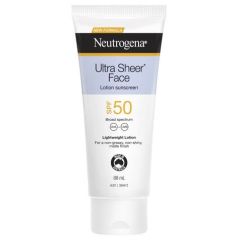 Neutrogena Ultra Sheer Face& Body Lotion SPF50 88mL