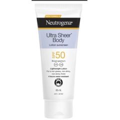 Neutrogena Ultra Sheer Sunscreen Lotion SPF 50+ 85mL