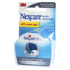 Nexcare Gentle Paper First Aid Tape & Dispenser White 25mm X 9.1m