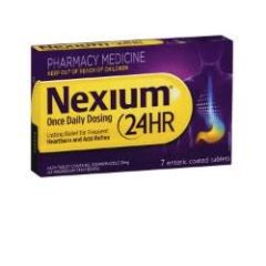 Nexium 24Hr Once Daily Dosing 7 Tablets