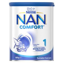 Nestle Nan Comfort 1 Starter Baby Infant Formula Powder, From Birth 800g