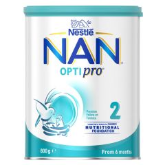 NAN Optipro 2 Premium Baby Follow-On Formula Powder, From 6 To 12 Months 800g