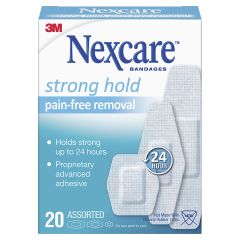 Nexcare Strong Hold Strips 20Pk