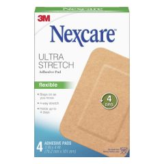 Nexcare Ultra Stretch Adhesive Pad 4'S