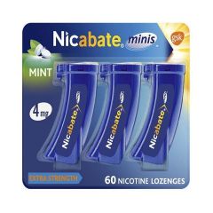 Nicabate Mini Lozenge 4mg 60 Pack