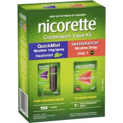 Nicorette Combination Valuekit 7+150