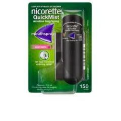 Nicorette Quit Smoking Quickmist Nicotine Mouth Spray Cool Berry 150 Pack