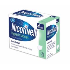 Nicotinell Stop Smoking Peppermint Lozenge Extra Strength 4mg 216 Pack (Nicotine)