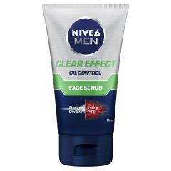 Nivea Men Clear Effect Oil Control Facial Scrub 100mL