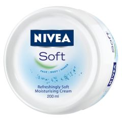 Nivea Soft Moisturising Cream With Vitamin E & Jojoba Oil 200mL