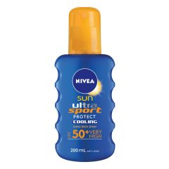 Nivea Ultra Sport Cooling SPF50+ Sunscreen Spray