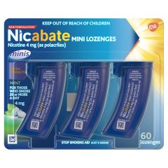 Nicabate Mini 4mg 60 Lozenges