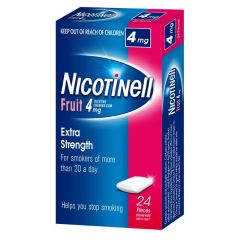 Nicotinell Fruit Gum 4mg 24 Pack