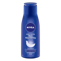 Nivea Rich Nourishing Body Lotion With Almond Oil 75mL