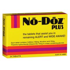 No-Doz Plus Tablets 100mg 24 Tablets