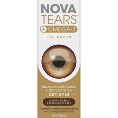 Novatears + Omega-3 Eye Drops 3mL