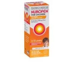 Nurofen For Children 5-12 Years Orange Flavour 200 Ml (Ibuprofen)