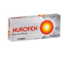 Nurofen Tablets 12S 200mg Ibuprofen Anti-Inflammatory Pain Relief