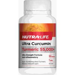 Nutra-Life Ultra Curcumin Turmeric 55,000+ 50T