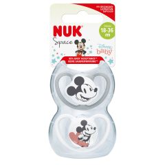 Nuk Disney Space Soother 18-36m 2Pk