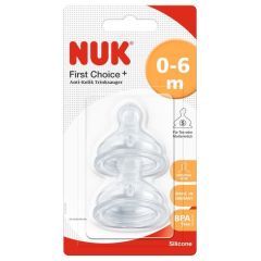 Nuk Silicone Teat 0-6 Months Small Hole